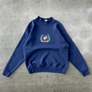 Vintage Mock Neck American Eagle Galt Sand Size Large Crewneck